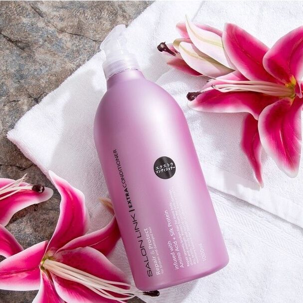 Set Gội Xả Suôn Mượt Tóc Salonlink Nhật Bản 1000ml