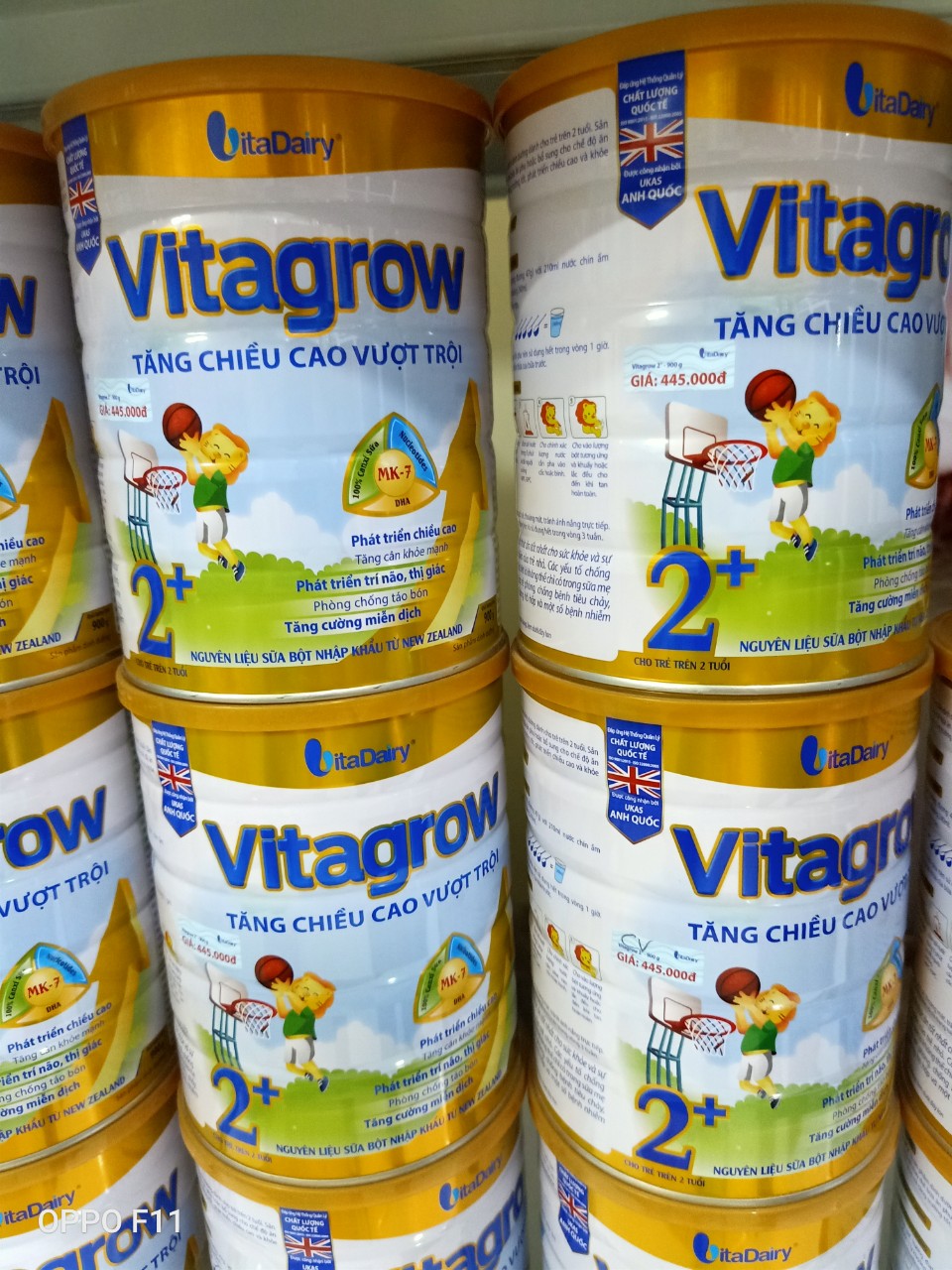 Sữa VitaGrow 1 900g ( 1-2 tuổi)
