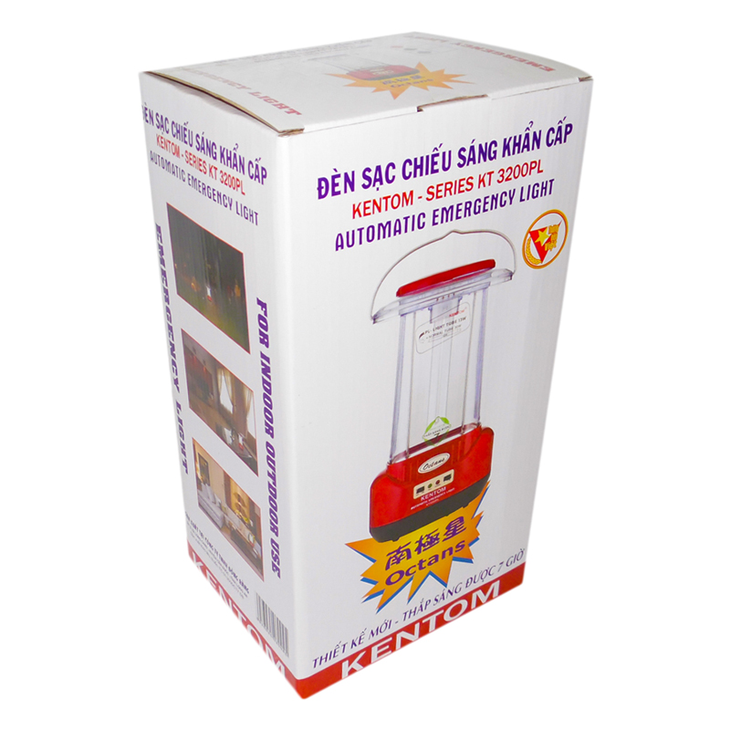 Đèn Sạc Chiếu Sáng Khẩn Cấp Kentom KT3200PL