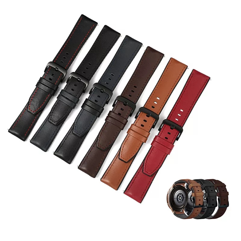 [HCM]Dây da hydrid Smartwatch 20mm/ 22mm