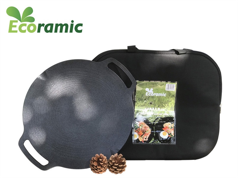 CHẢO ĐÁ NƯỚNG ECORAMIC 33CM ( KHÔNG TỪ)