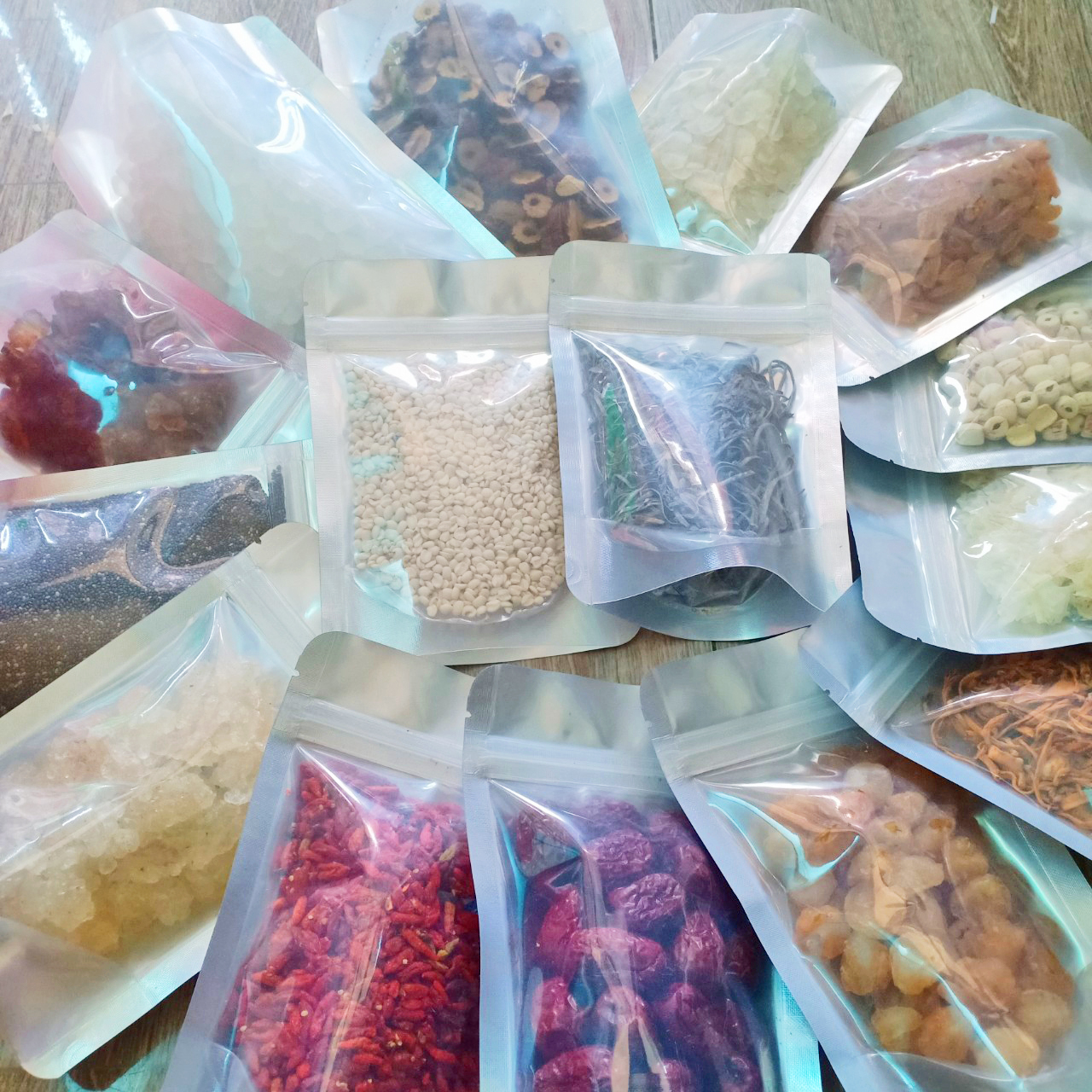 (Nấu 35-40 Chén) Chè Tuyết Yến Dưỡng Nhan 12 vị (KHÔNG ĐƯỜNG PHÈN)