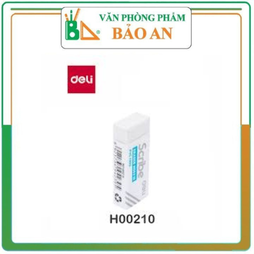 COMBO 2 Gôm Tẩy H00210 - Deli là loại tẩy học sinh được sử dụng phổ biến, màu sắc đa dạng, bắt mắt.