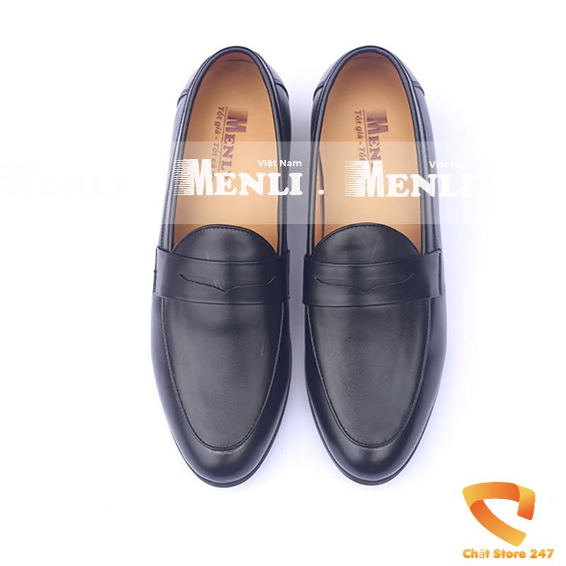 Giày công sở nam menli tclz20 tăng chiều cao