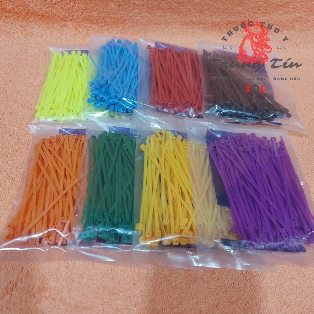 dây rút màu - làm dấu gà - (COMBO 8 BỊT / 8 MÀU) chiều dài dây = 10cm