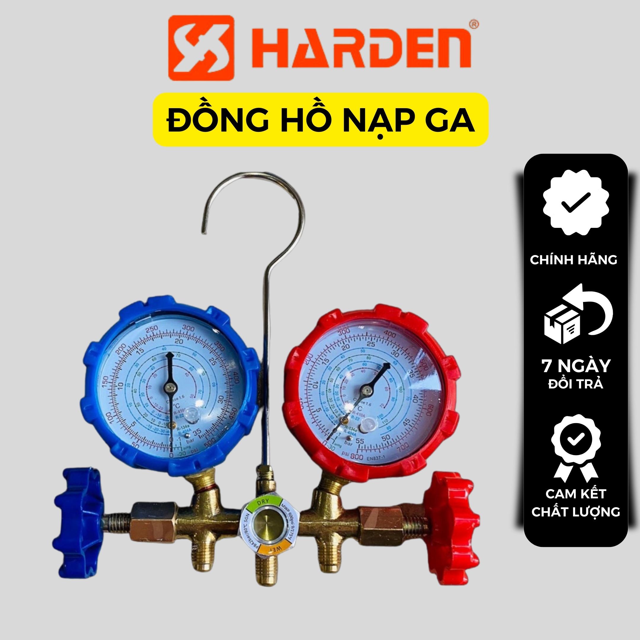 Bộ đồng hồ đôi nạp gas điều hoà, đo áp suất gas máy lạnh, kèm dây nạp chuyên dụng