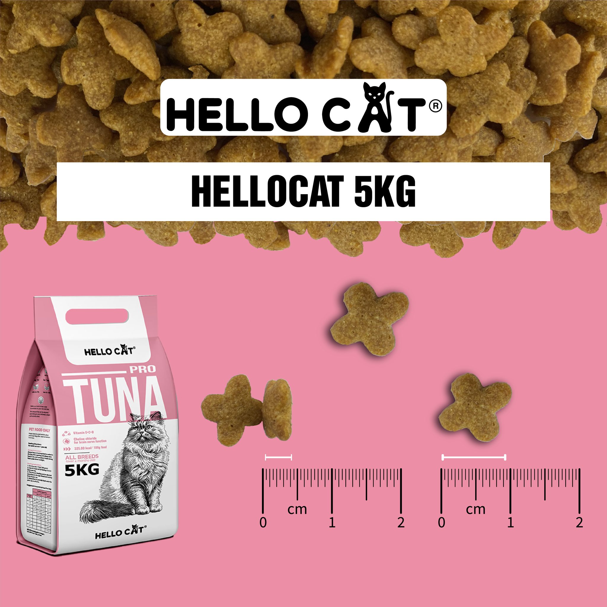 thức ăn hạt vị cá ngừ Hello cat cho mọi loại mèo - T3 PETS SHOP