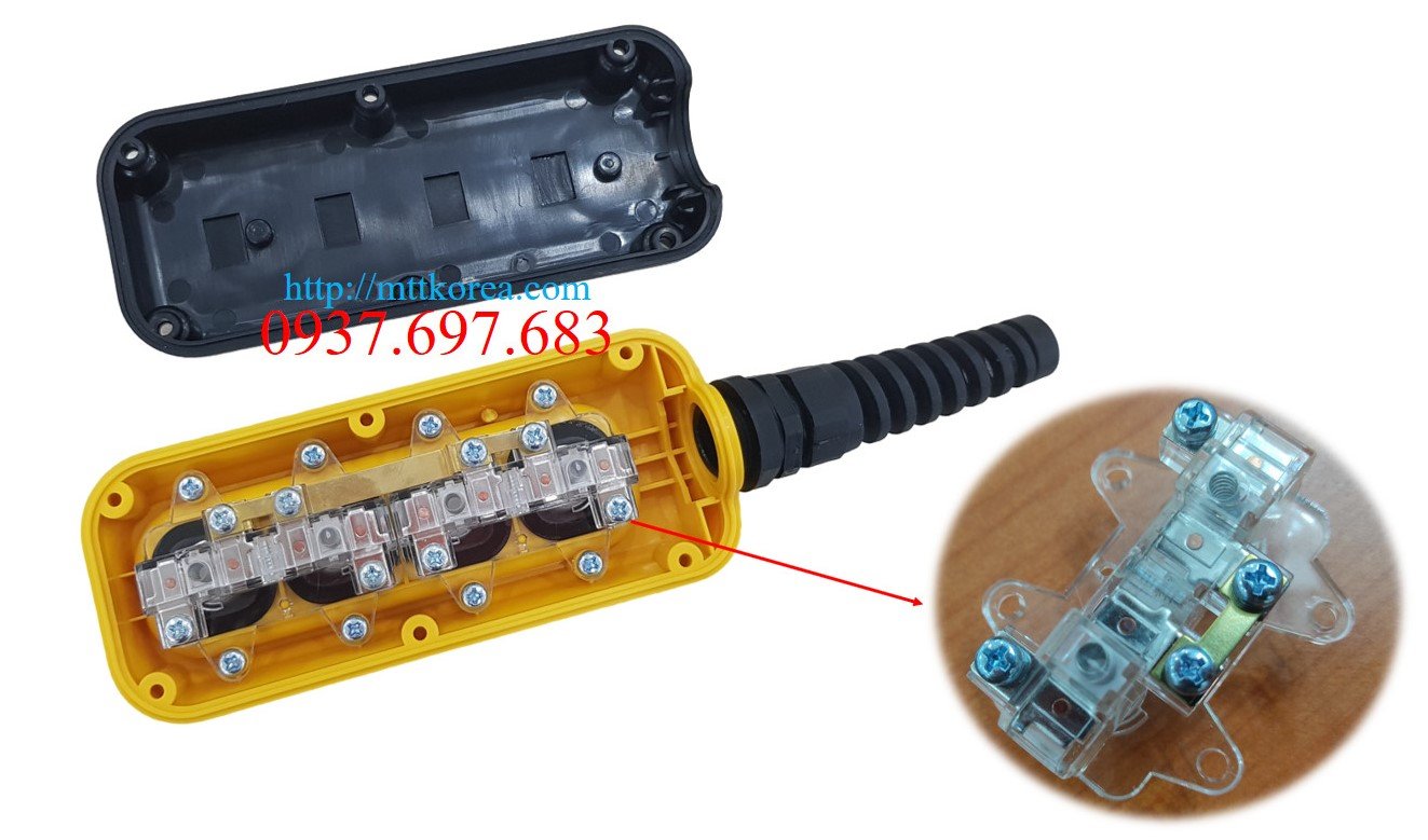 [HCM] Tay bấm điều khiển 4 nút  KG-L04AA(K) cho tời điện palang