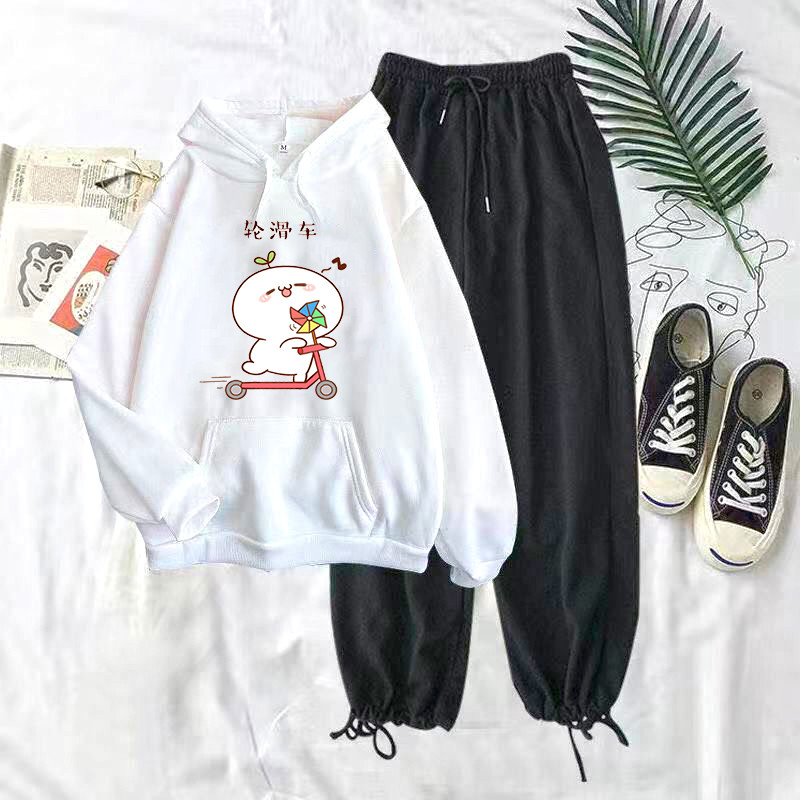 SET ÁO MŨ KÈM QUẦN RÚT DÂY
