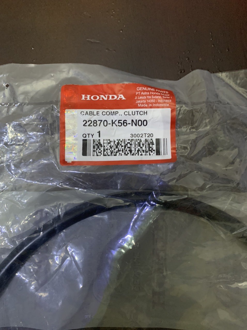 Dây côn Sonic 150r của Honda