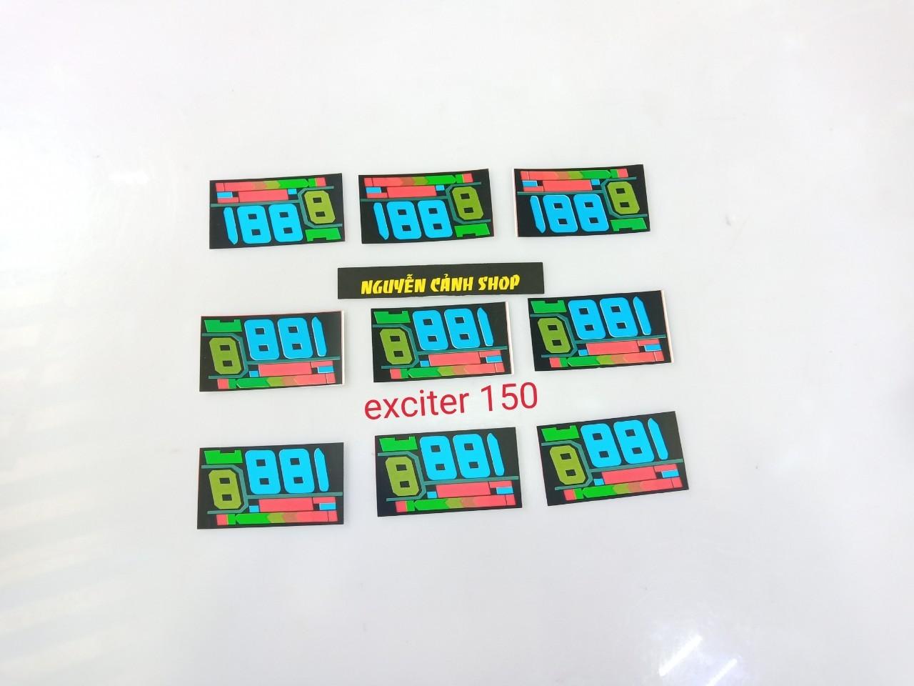 Miếng dán mặt đồng hồ led exciter 150