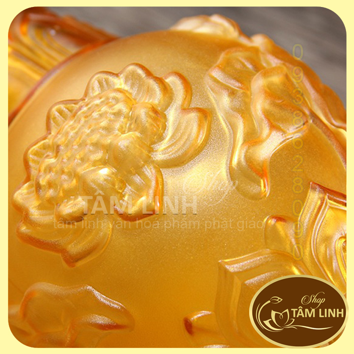 Bình Hoa Thờ Cúng Lưu Ly Vàng - Nhiều Sise