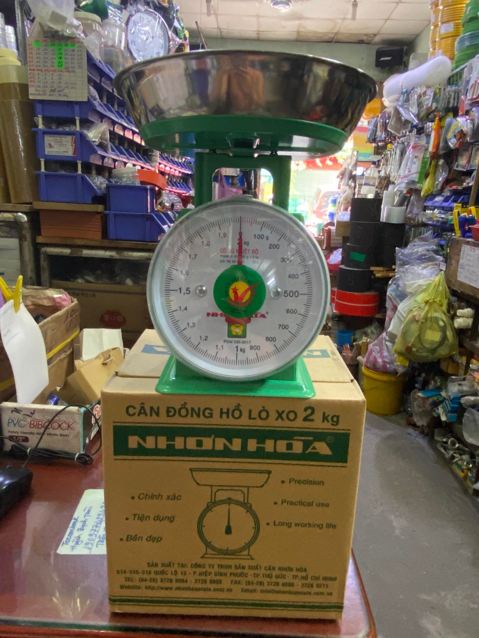 cân đồng hồ nhơn hòa 2kg