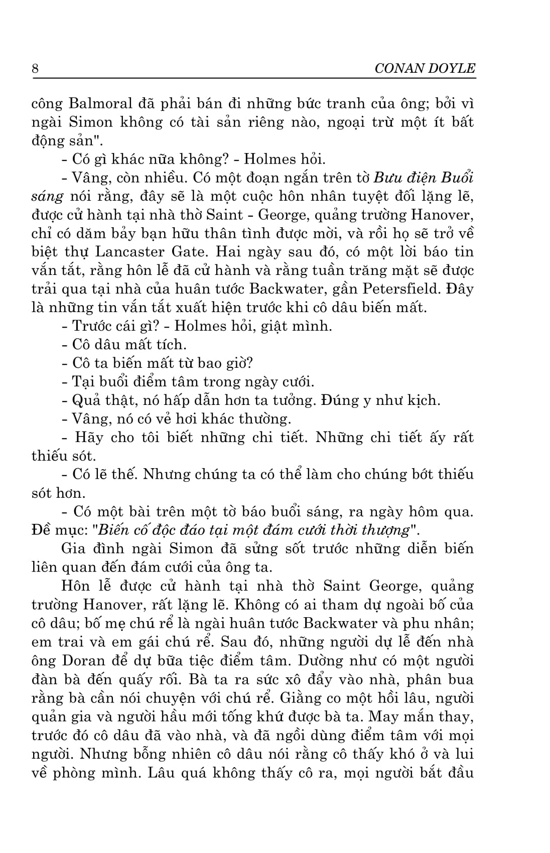 Sách: Những Vụ Kỳ Án Của Sherlock Holmes