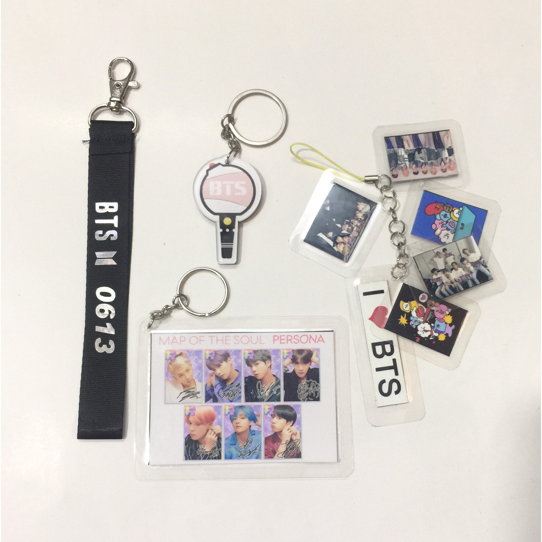 Móc khóa hình lightstick bts bomb bts