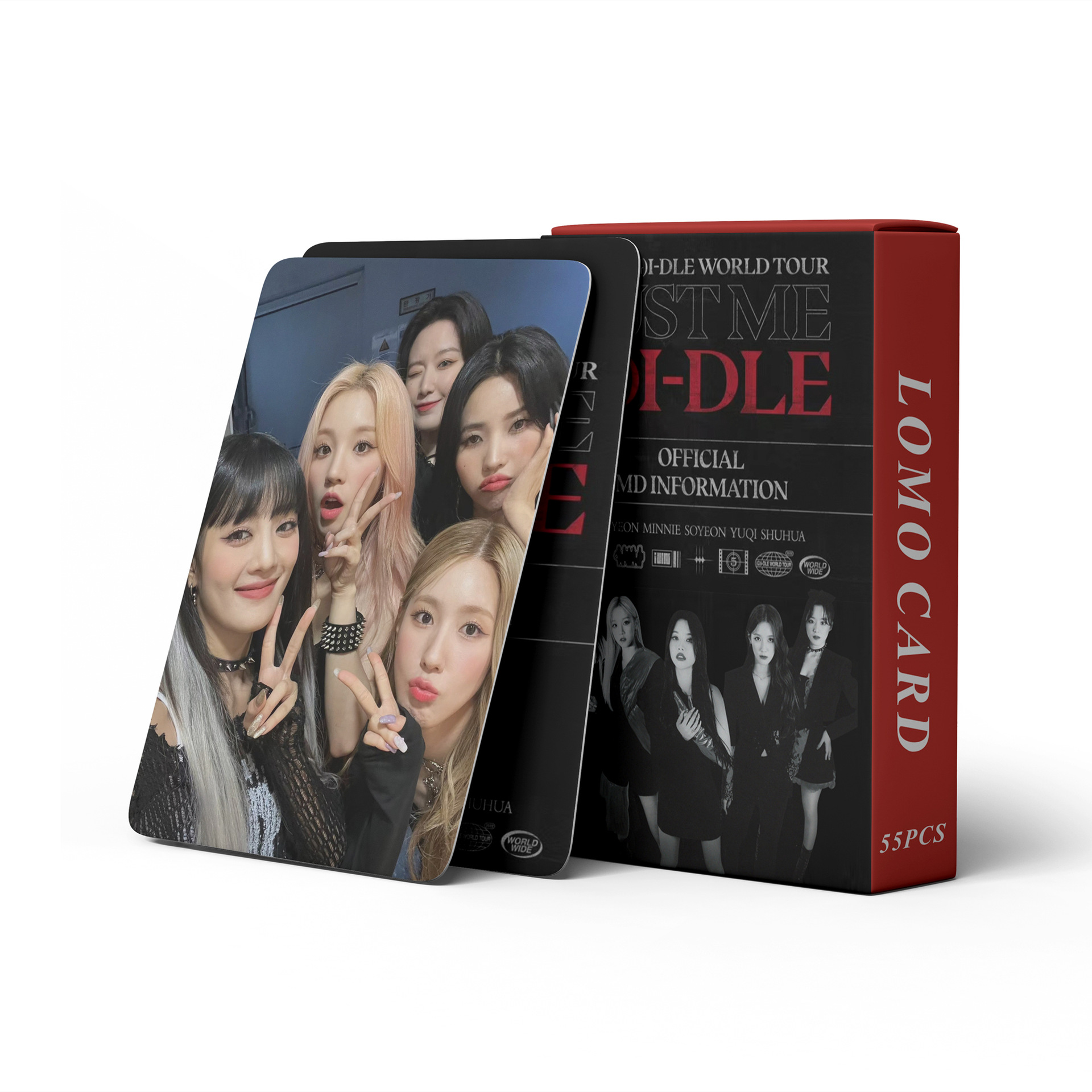 Set 55 lomo card (G)-IDLE World Tour