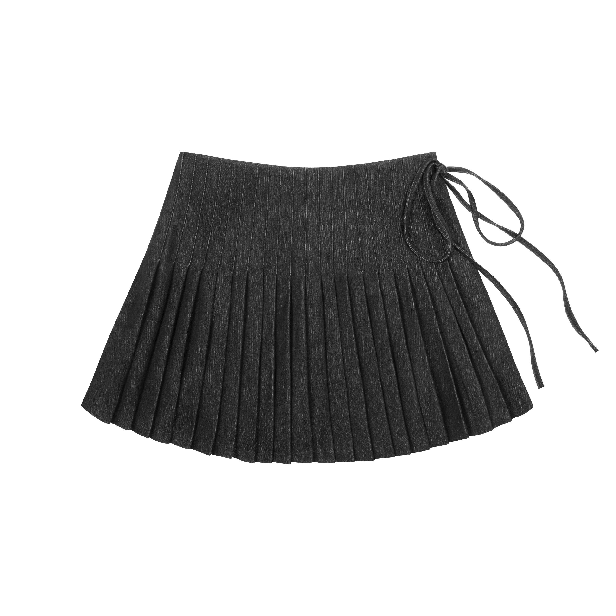 Kido chân váy xếp ly cột dây ngang eo cici skirt