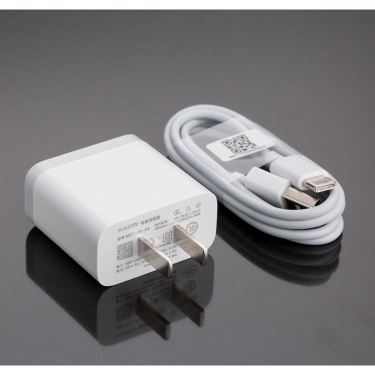 [HCM]Bộ sạc nhanh Xiaomi Quick Charge 3.0 Cáp type C Sạc Zin Nguyên Bộ BH 12Tháng