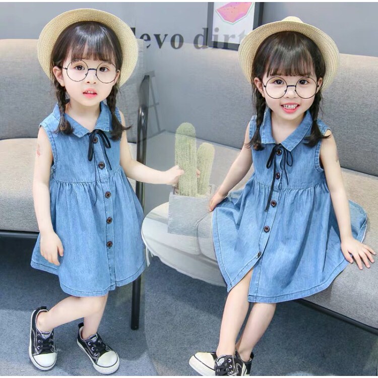Váy bò phong cách Hàn cho bé 10-22kg