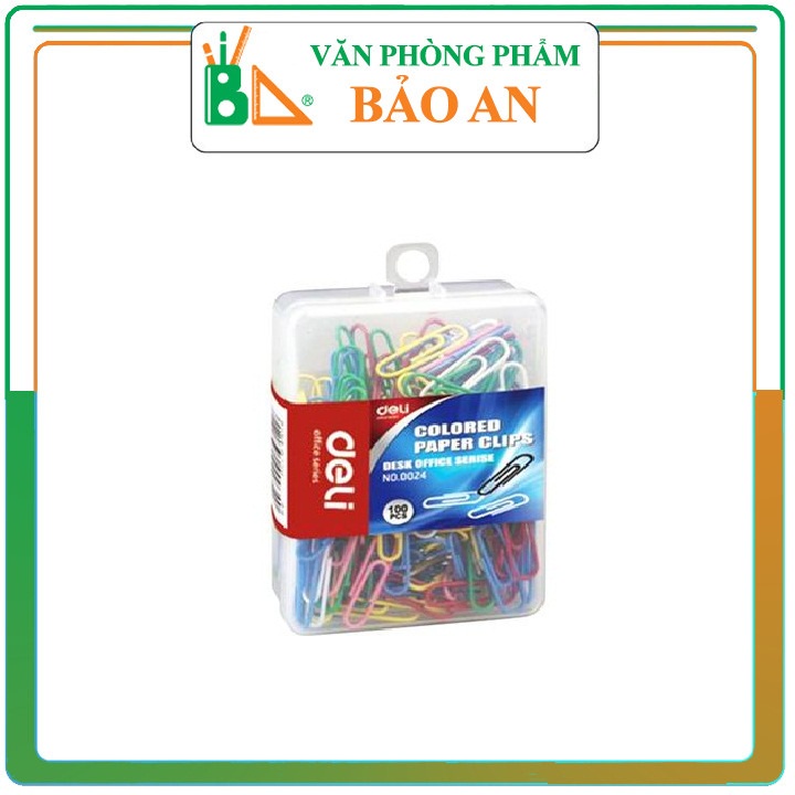 Hộp ghim cài màu Deli