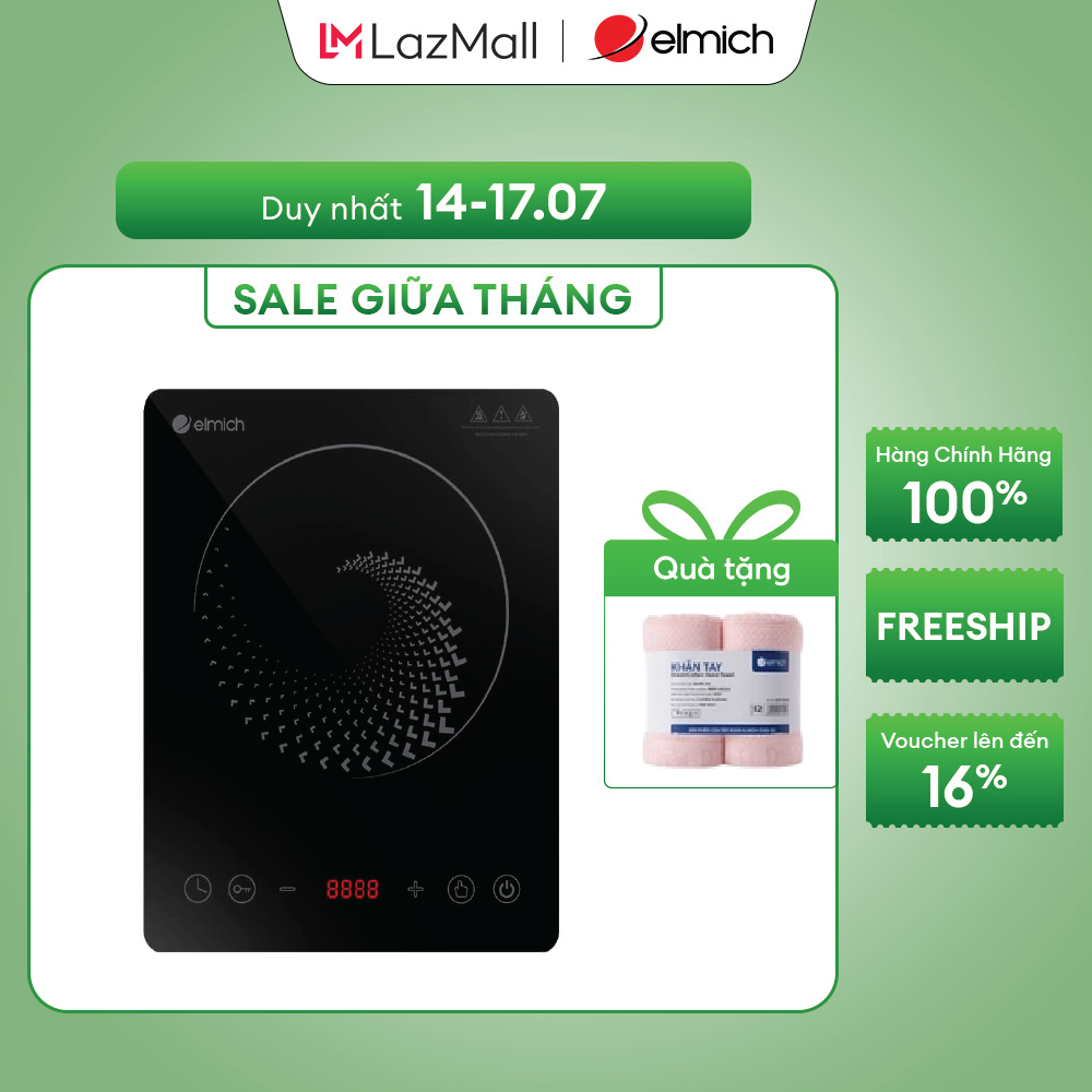 (SALE 5.5)Bếp điện từ Elmich ICE-3874