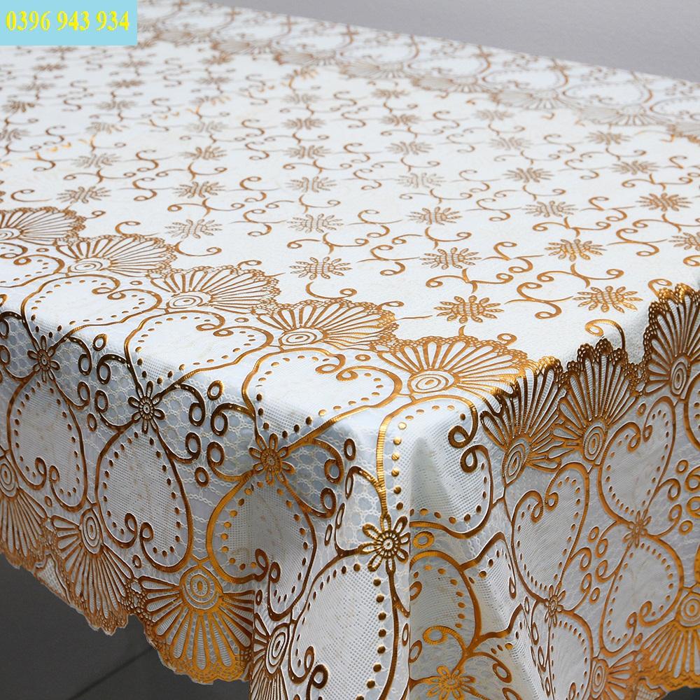 Khăn trải bàn rộng 150cm dài 228cm