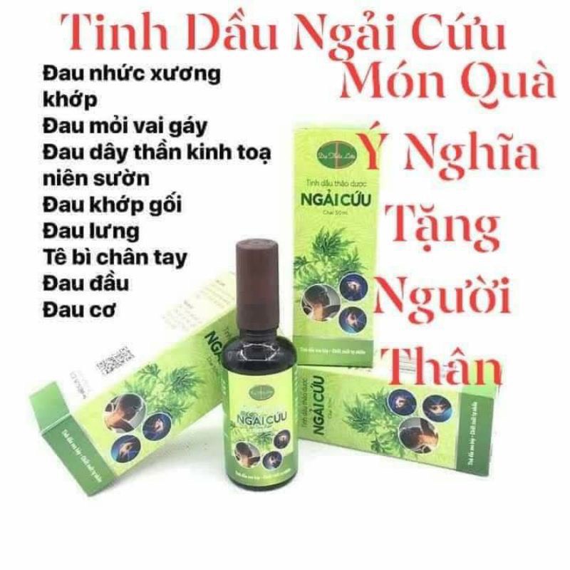 Tinh dầu thảo dược Ngãi cứu Dạ Thảo Liên 50ml - Đau mỏi cơ bắp, đau nhức xương khớp, mỏi vai gáy