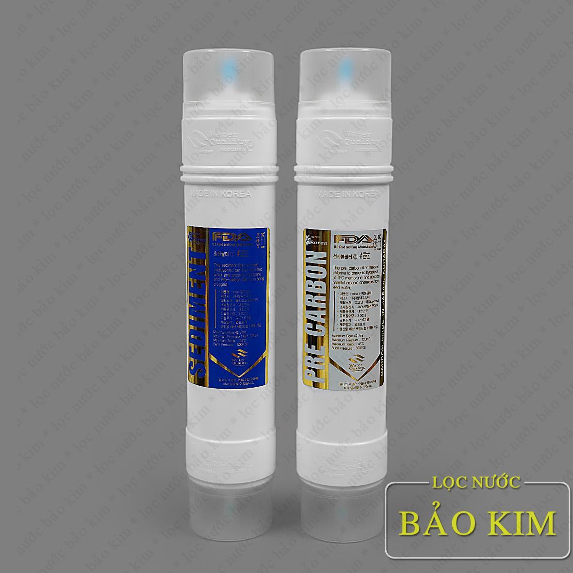 [HCM]SEDIMENT + PRE - Combo lõi lọc số 1 & số 2 Hàn Quốc - tặng kèm 04 co lõi