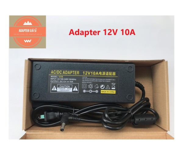 Bảng giá Adapter nguồn 12V 10A cho đèn led, camera, máy bơm mini... Phong Vũ