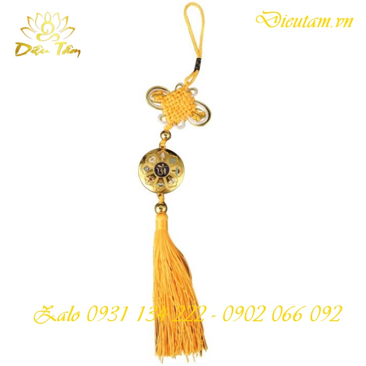 Dây treo ô tô bát bảo cát tường phong thủy