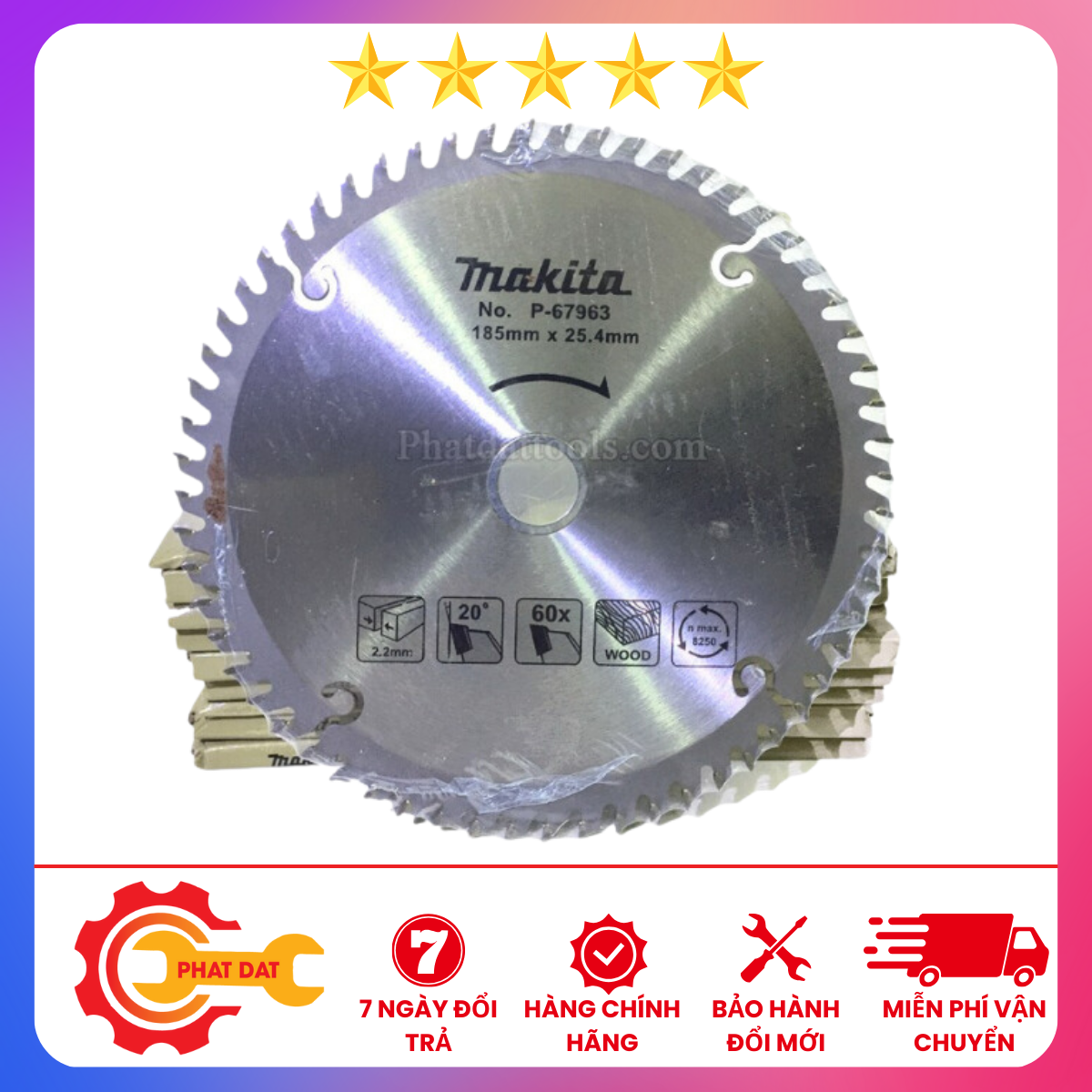 Lưỡi cưa gỗ MKT60 răng D185