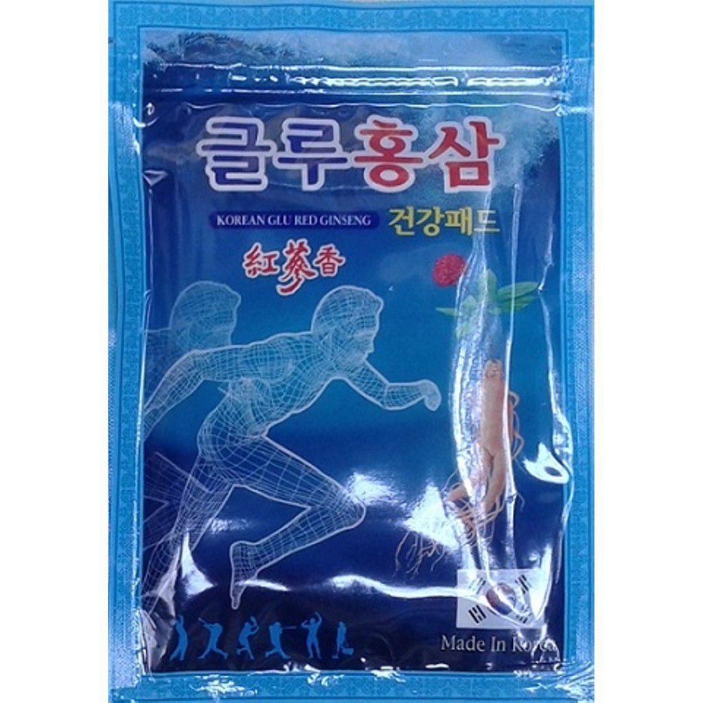 [HCM]Cao dán hồng sâm Korea power Gíneng 20 miếng túi xanh