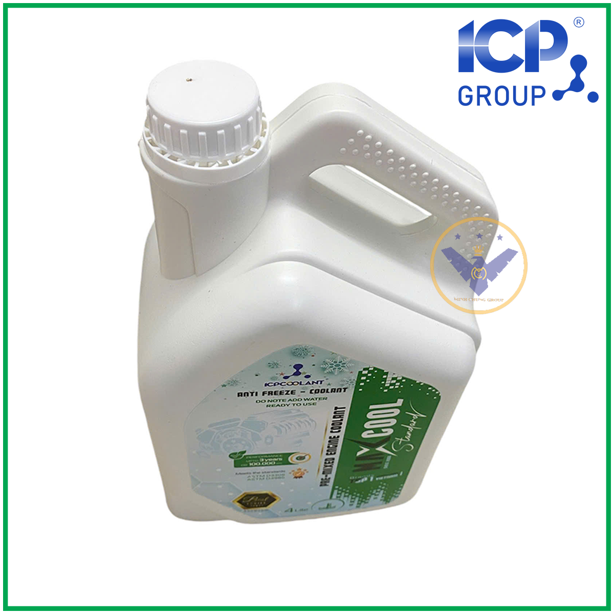 COMBO 2 can nước làm mát động cơ ô tô (màu xanh) Maxcool Stardard Can 4L
