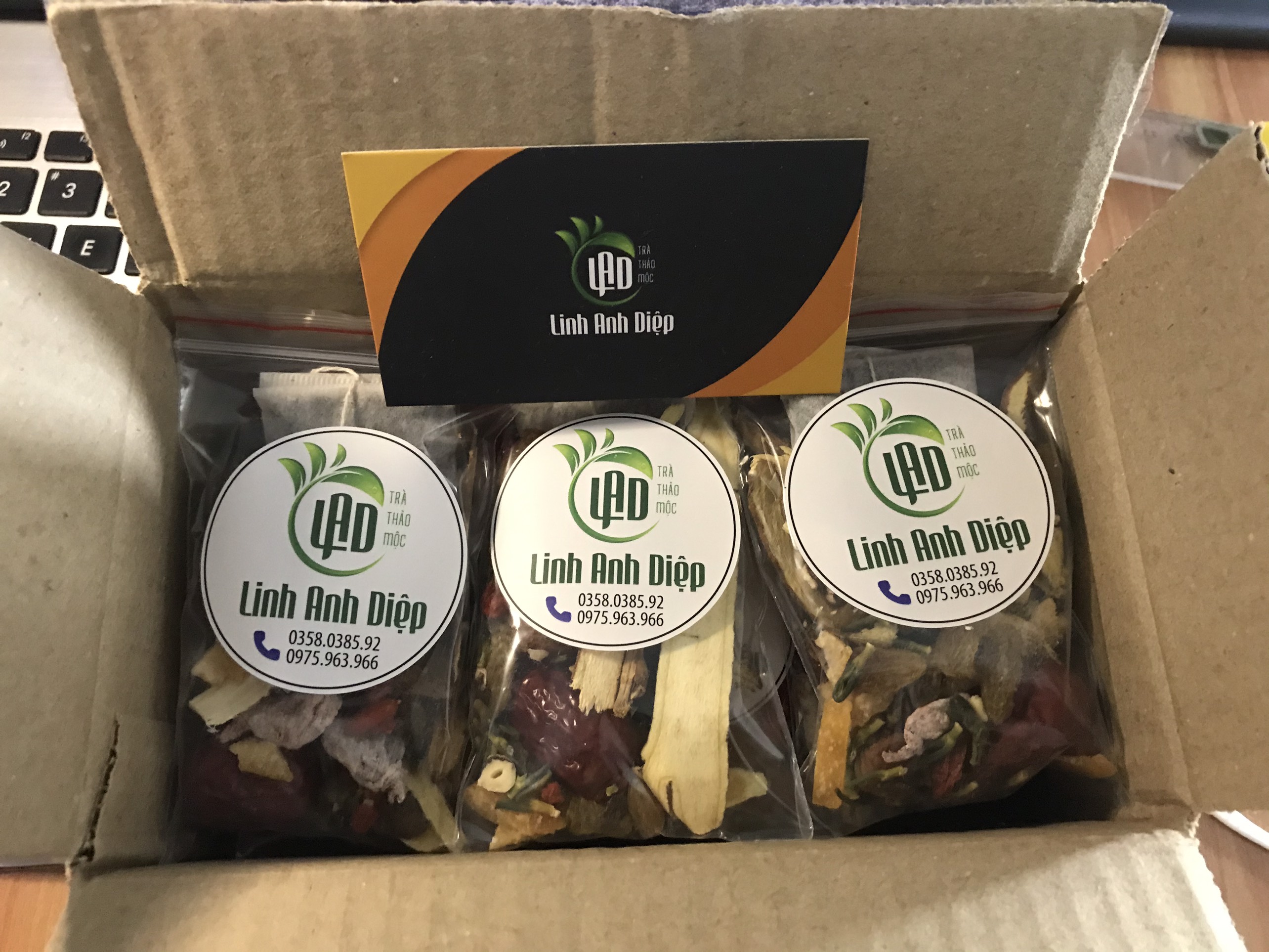 Trà Lipton vị thảo mộc set 10 gói