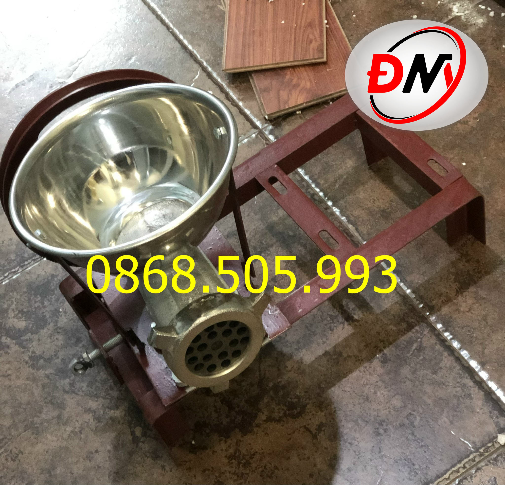 Máy xay đùn thịt xương cua cá chưa bao gồm motor
