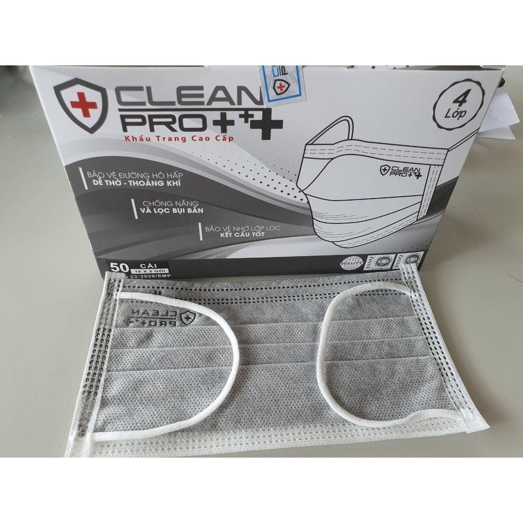 KHẨU TRANG Y TẾ CLEAN PRO 50 PCS