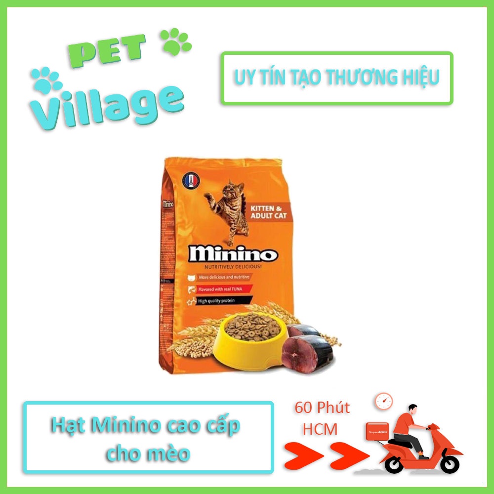 Thức Ăn Cho Mèo Hạt Minino Vị Cá Ngừ 480g
