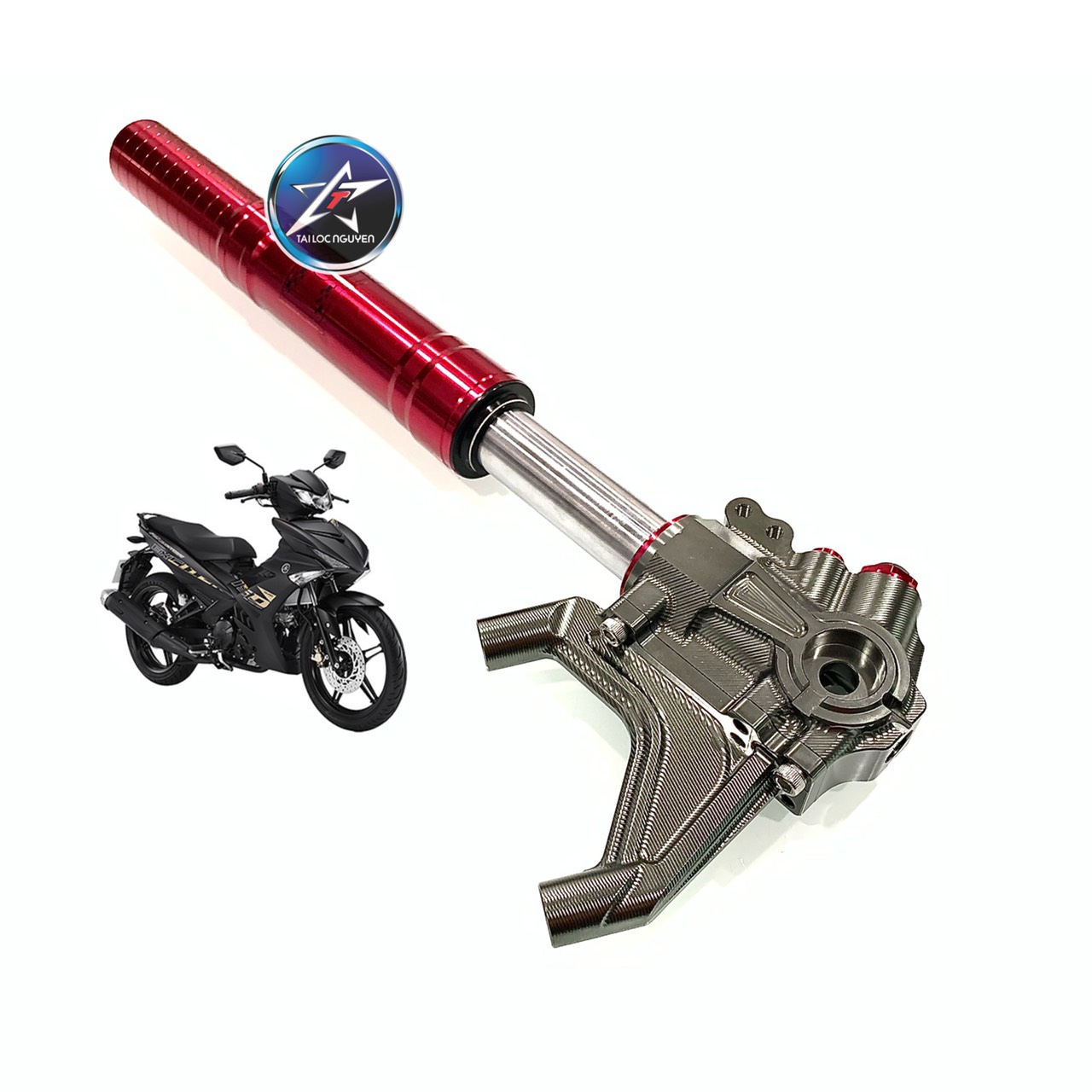 Phuộc USD Asiro Lên 2 Đĩa Cho Ex150 Dùng Chảng Ba Lớn