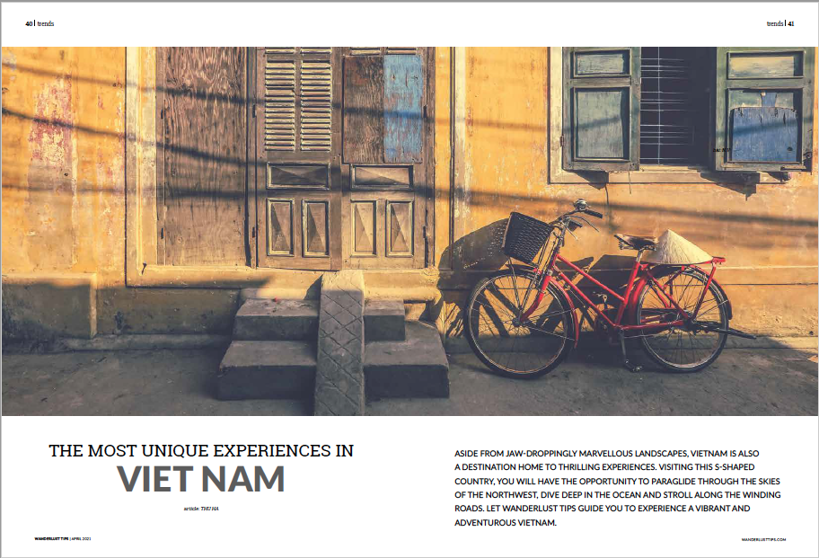 TẠP CHÍ WANDERLUST TIPS THÁNG 4.2021 (Vol. 46)