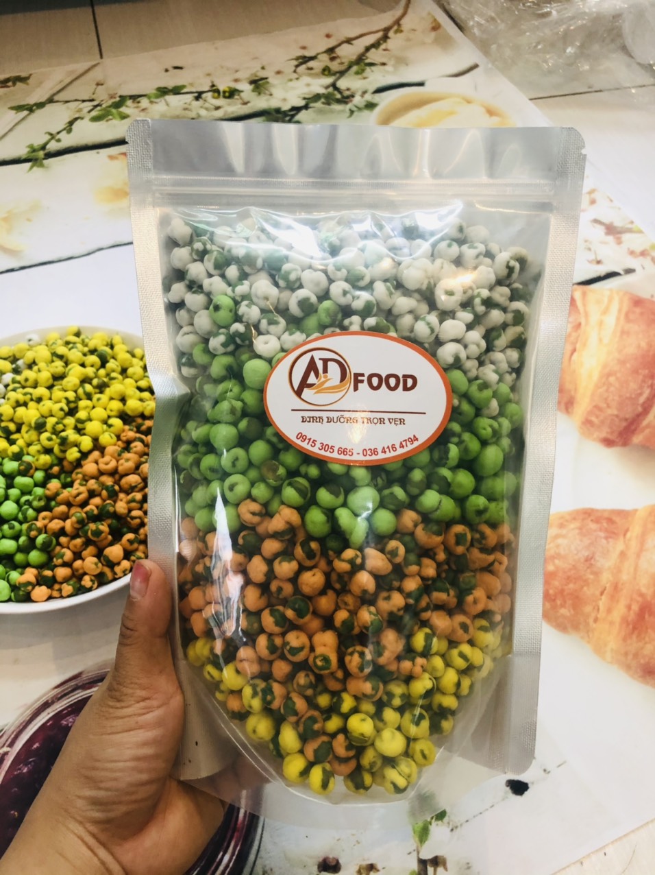 500g ĐẬU HÀ LAN SẤY ĐỦ VỊ