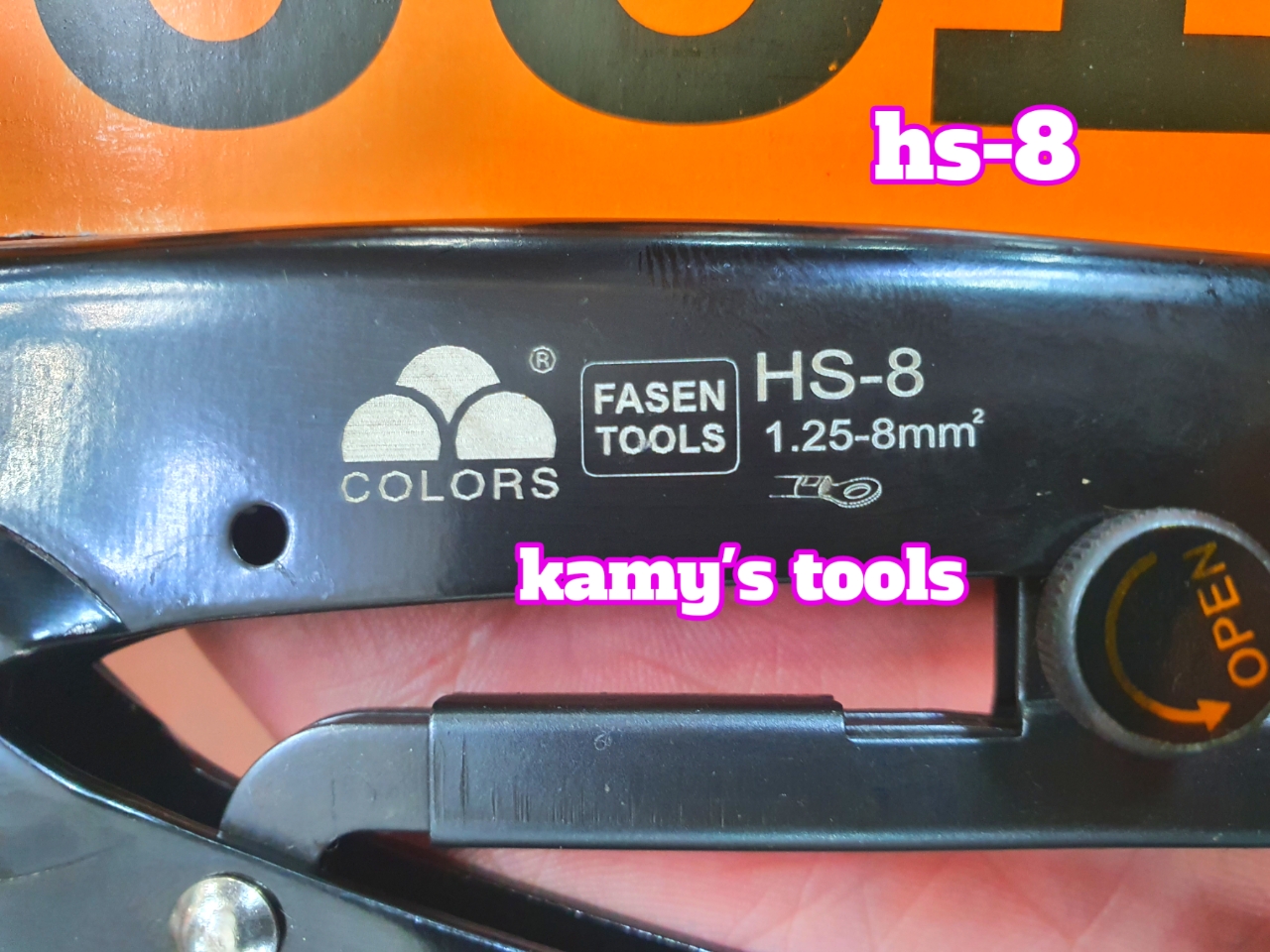 [HCM]KÌM BẤM COS FASEN HS-8 1.25-8MM2 (KIỀM BẤM COS KỀM BẤM COS)