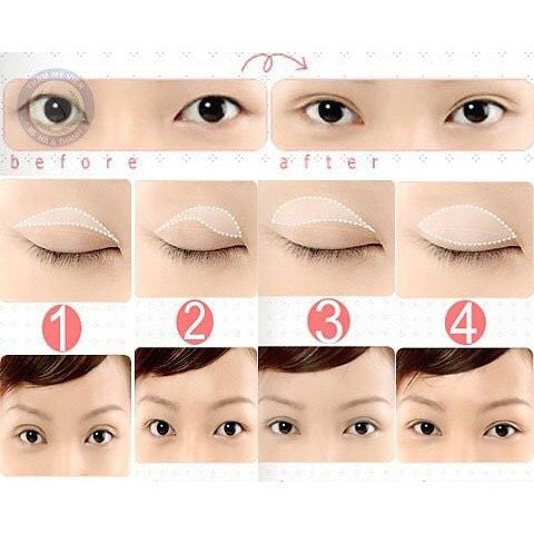 Hộp miếng dán kích mí dream kiss eyelid