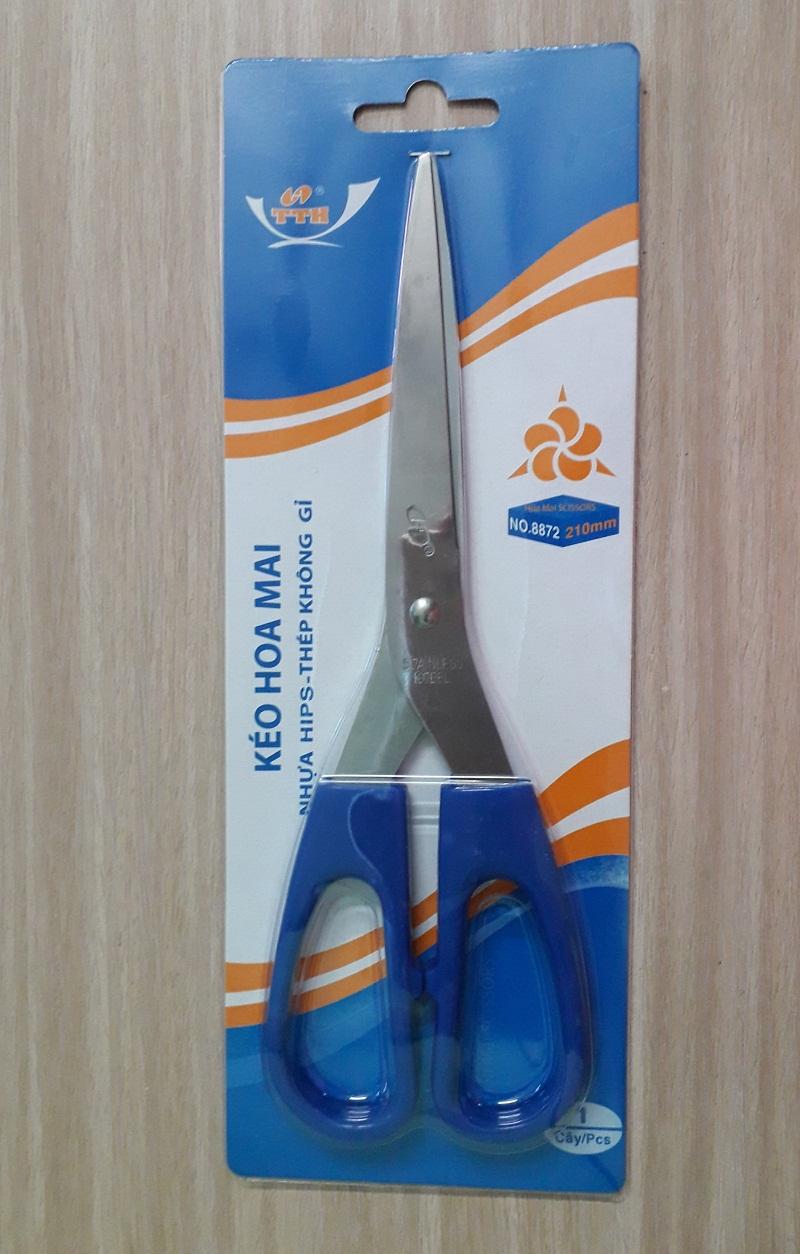 Kéo  Hoa Mai  TTH 8872  - Kéo Cắt Giấy Lớn - Dài  21cm