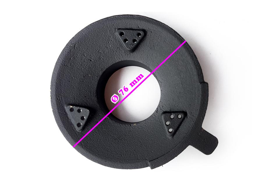 Đầu đốt bếp ga Paloma PA-7PSJ, PA-6PEJ (đường kính 76mmm)