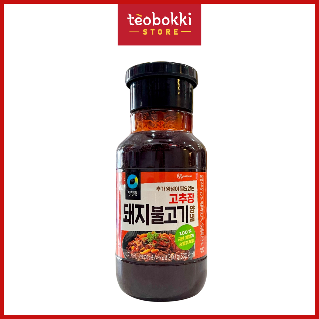 Sốt ướp thịt , sốt BBQ Chungjungone 280g, 500g