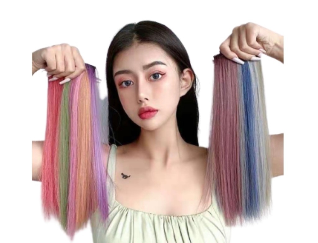 Tóc giả kẹp màu 1 kẹp