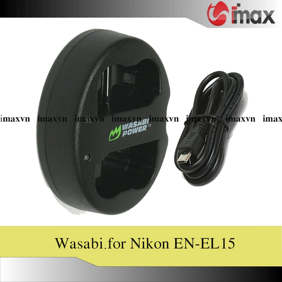 Sạc máy ảnh wasabi for nikon en-el15