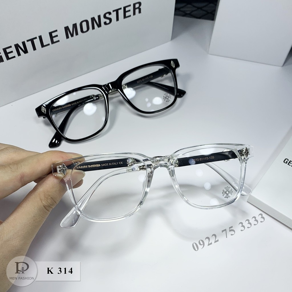 Kính Mắt Nam Nữ - Gọng Kính Lắp Mắt Cận - CM - 2020 - K314 - 2 màu - shopthoitrang
