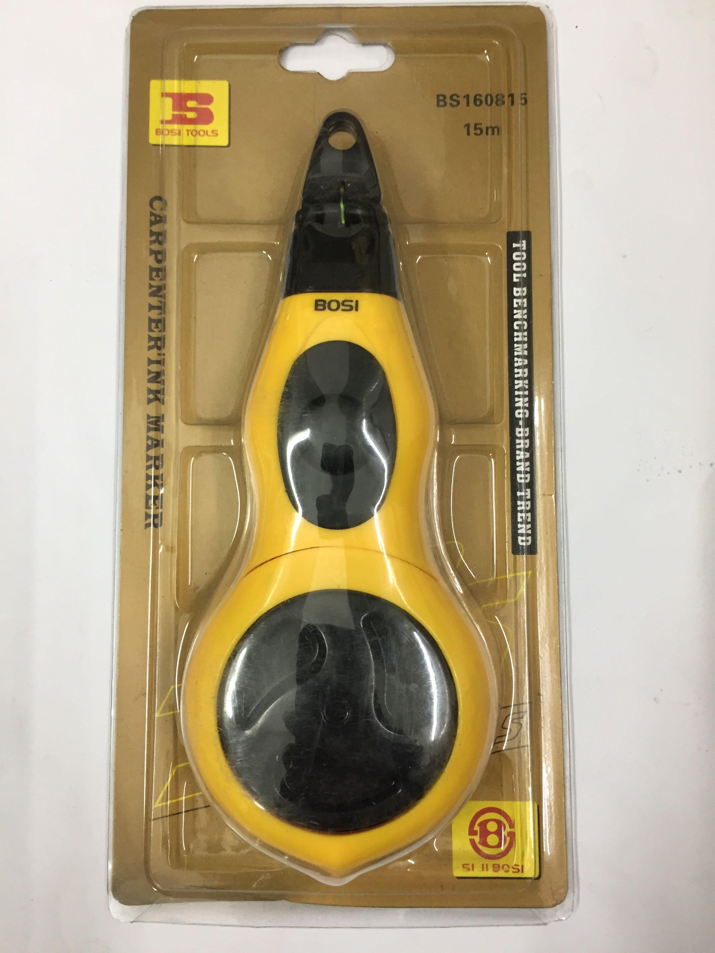 Dụng cụ bật mực,búng mực Bosi dây 15mm tự động