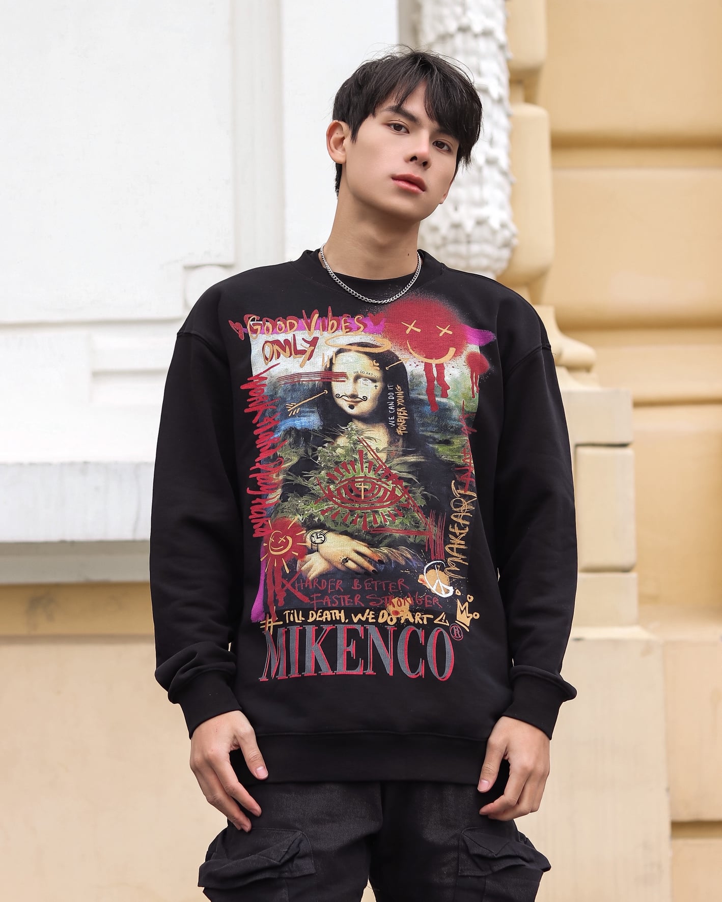 Áo nỉ MIKENCO Mona lisa sweater AR
